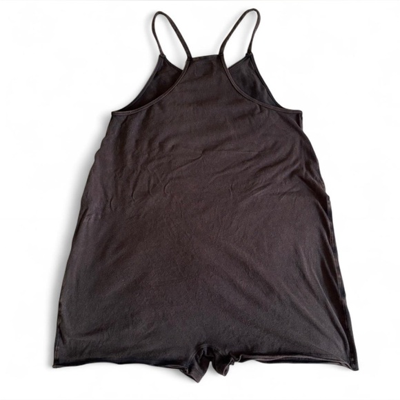Free People Hot Shot Romper Heather Black S - Picture 4 of 7
